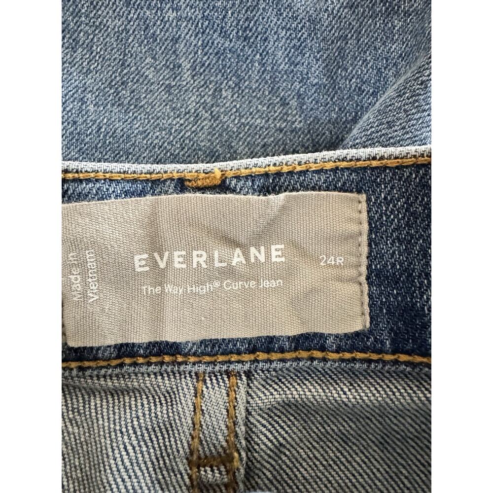 NWT Everlane The Way High Curve Jean Barrel Leg Vintage Blue Women’s Size 24 - Picture 8 of 9